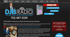 Desktop Screenshot of djbradio.com